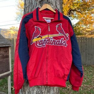 Red Cardinals Bomber Jacket